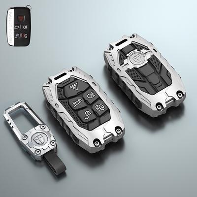 For Land Rover FREELANDER DISCOVERY RANGE ROVER Range Rover Evoque Jaguar Galvanized Alloy Silicone Splicing Car Key Cover Case