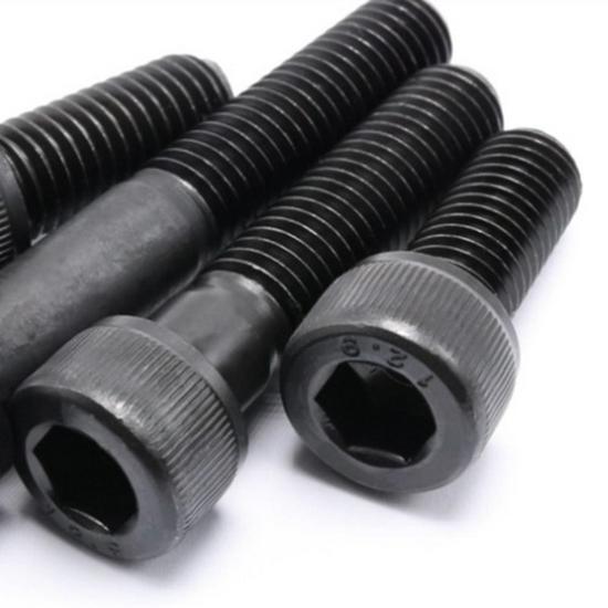12.9 High-Strength Blackened Cylindrical Head Hex Socket Cap Bolt M10/M12/M16/M18/M20