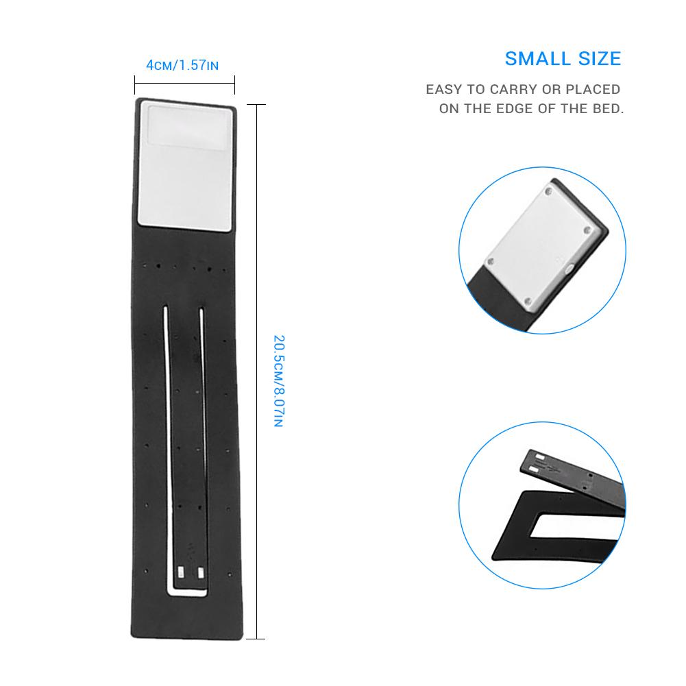 Multifunctional USB Rechargeable LED Reading Lamp for Bed Eye Care Desk Bed Lamp