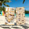 Cartoon Towel For Outdoor Camping Beach Towel Cute Super K-Kurimanju-Es Absorbent Quick-Drying Summer Towel