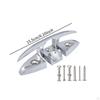 Boat Folding Cleat Accessory Hardware Convenient Easy To Install Rope Stainless Steel for