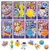 8 Cartoon Planet Space Astronaut Collage Hands-on DIY Handbook Mobile Phone Case Decoration