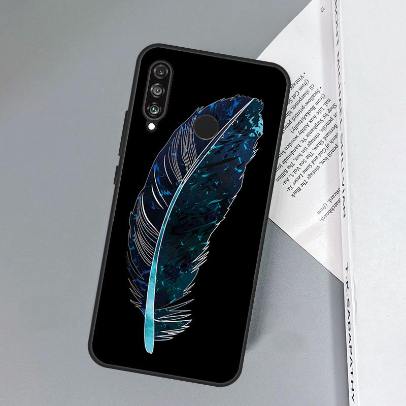 Feather For Huawei Nova 8i 11i 12i 12s 9 10 SE Y60 Y70 Y90 Y72 Y73 Y61 Y91 P60 Pro P30 P40 Lite Case