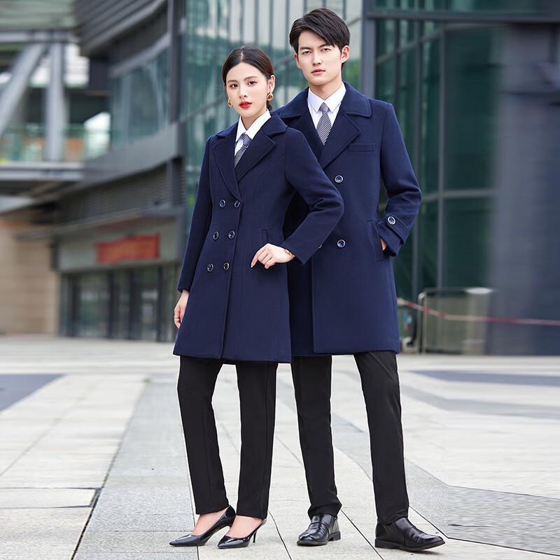 Trueman Unisex Professional Wool Blend Overcoat