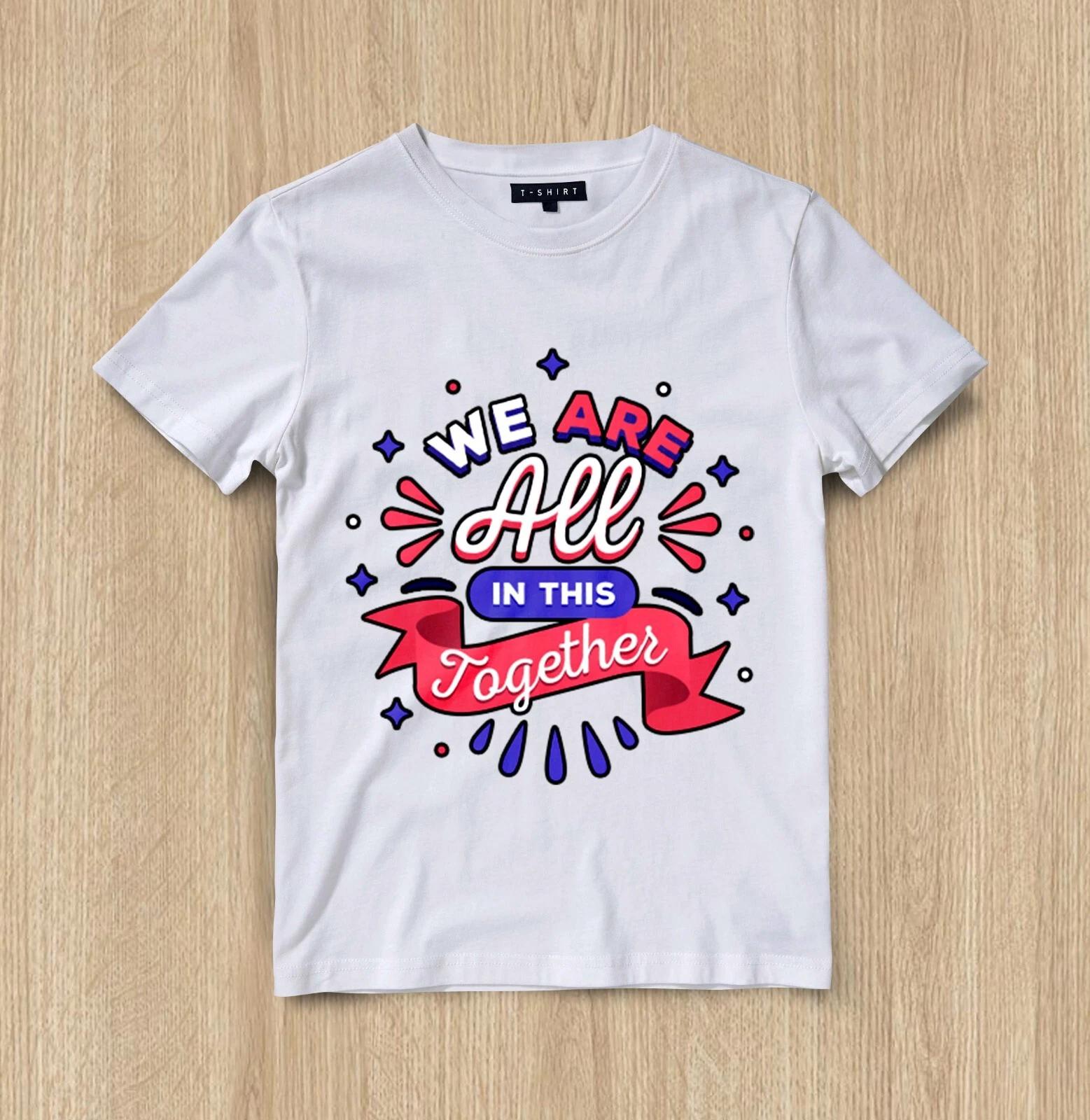 Custom Unity & Strength Graphic T-shirt Design Unisex Jersey Short Sleeve Tee XL