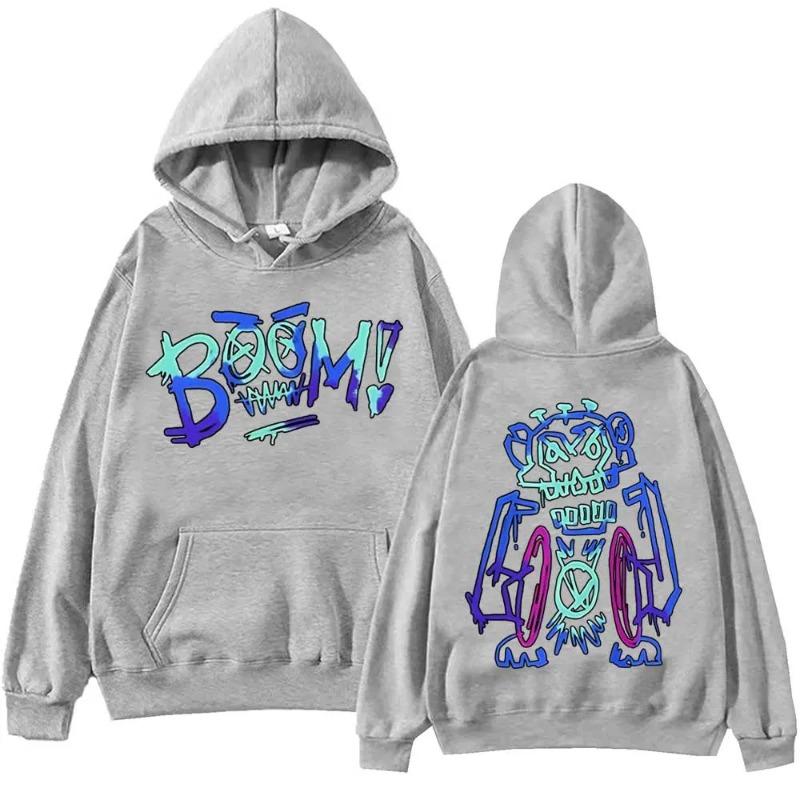 Hot Anime Arcane Jinx Graffiti Hoodie Harajuku Hip Hop Pullover Tops Sweatshirt Fans Gift Hoodies & Sweatshirts Men’s