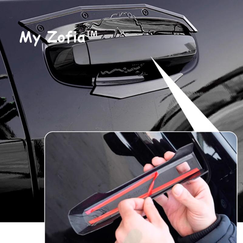 For HAVAL H9 2nd MKII 2024 2025 2026 Chrome Car Door Handle Cover Trim Door Bowls Sticker Exterior Door Bowl Cover Accessories