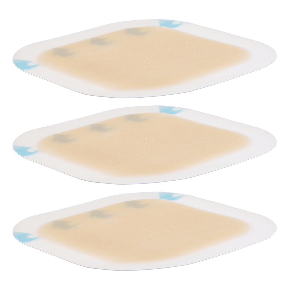 3Pcs Hydrocolloid Dressing Bandages Self Adhesive Concealed Wound Dressing for Bedsore Blister Care