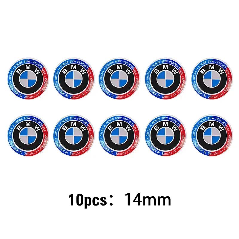 BAGH3 Car Sticker Car Key Shell Badge Sticker 3D Aluminum Auto Key Remote Fob Decals For BMW E46 E90 E60 F30 F10 E39 E36 F20 G30 G20 E