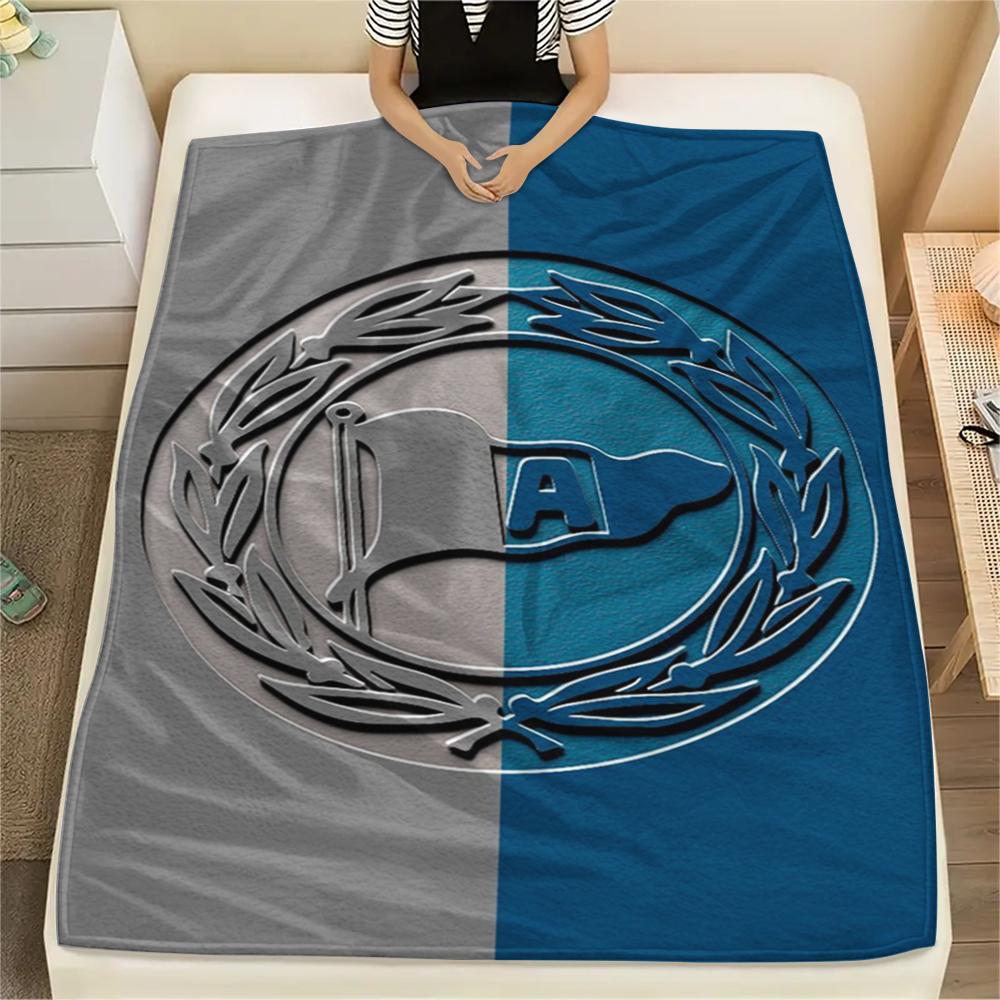 

1pc Arminia Bielefeld Print Flannel Blanket, High quality Comfortable for All Seasons, Home Decor, Warmth and Comfort, Perfect for Christmas Gifts09 80cm x 120cm