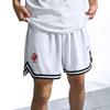 Li Ning CBA Professional Basketball Series Knitted Loose Sports Casual Shorts Men Shorts White AAPR407-3