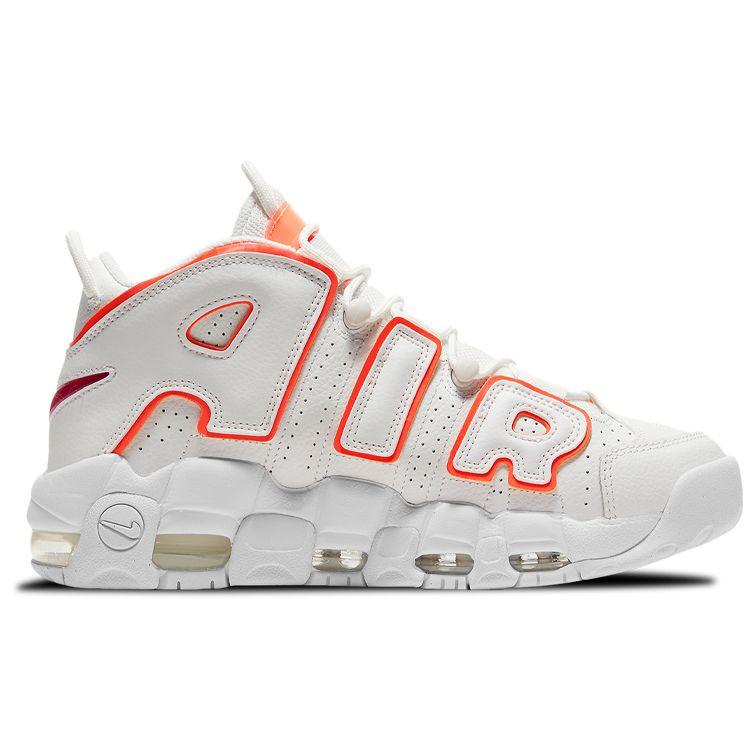 Nike  Air More Uptempo Sunset Women Sneakers White Summit-White Bright-Mango DH4968-100