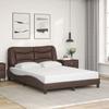 VidaXL Bed Frames with Headboard, Upholstered Bed, Slatted Bed Base, Double Bed, Adult Bedroom Bed 3207990