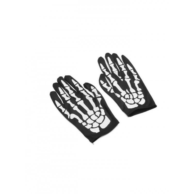 Halloween Party Adult Reaper Black Cape Cape Skull Face Towel Gloves Halloween Costume Prop Set