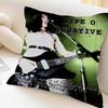 Rock Band T-Type O N-Negative Pillow Case Cushion Cover Car Throw Pillow Case For Sofa Car Christmas Gift 40x40cm 45x45cm