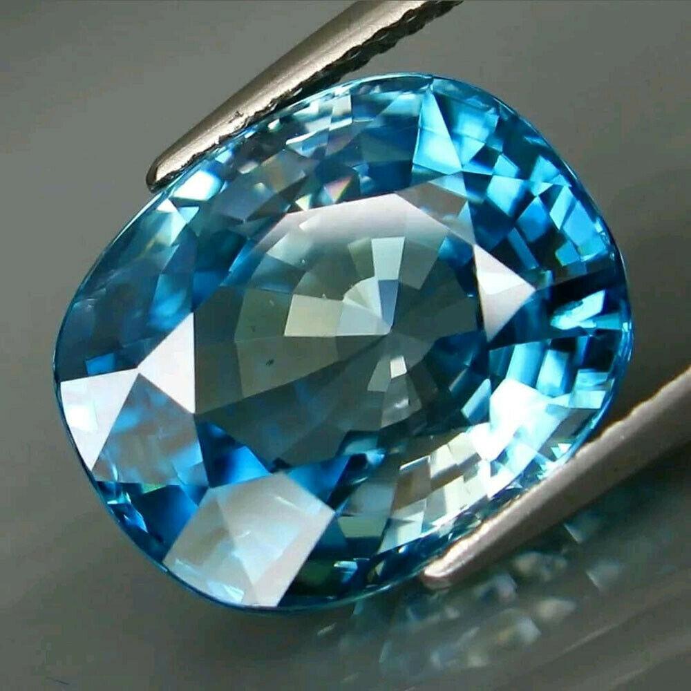 Nydelig design Dame Edele Partyringer Mote Luksus Himmelblå Cubic Zirconia Jubileumssmykker Flotte gaver til mor
