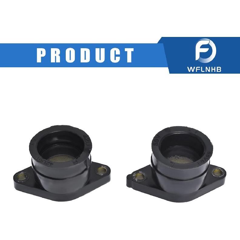 

WFLNHB 2pcs Carburetor Carb Intake Boot/Joint Replacement for Yamaha TT350 XT350