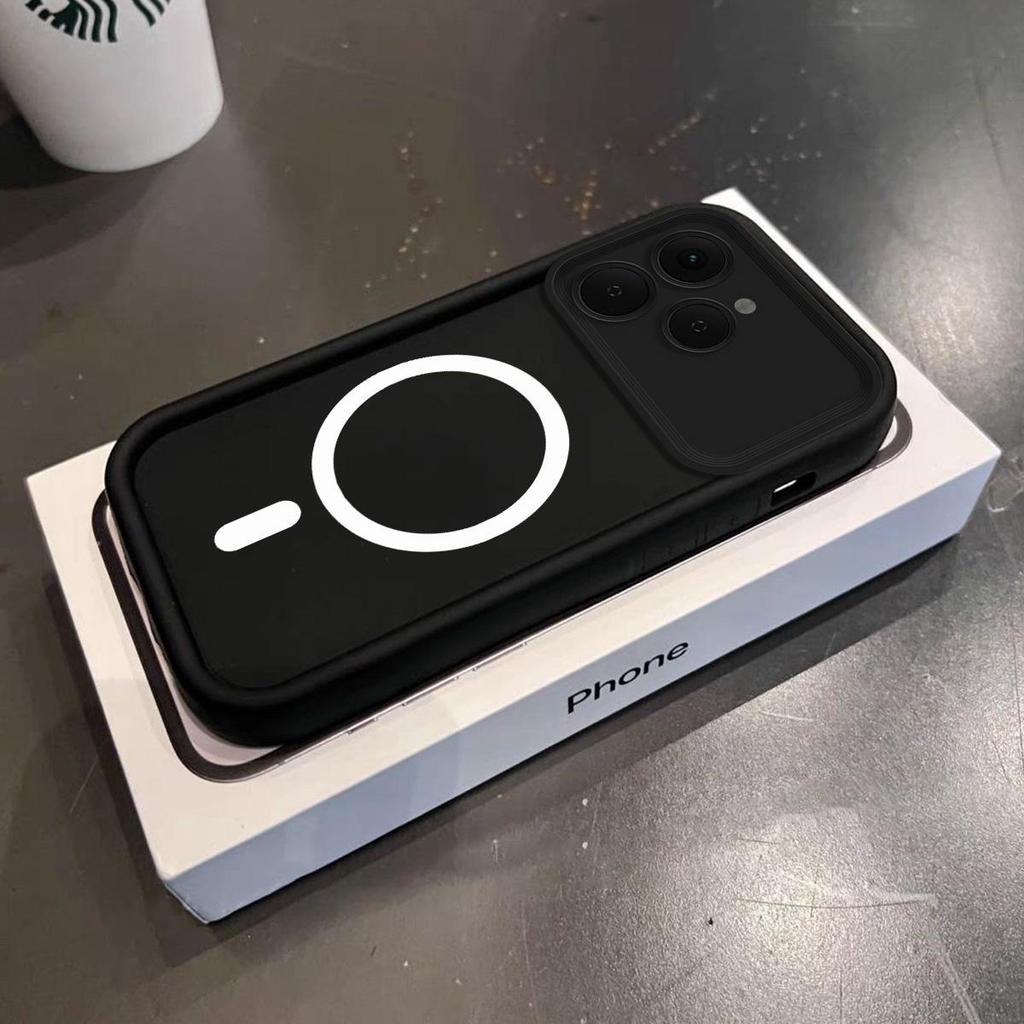 Etui do TECNO SPARK 40 Eleganckie Magnetyczne Silikonowe Etui Odporne na Wstrząsy Pokrowiec do Ładowania Bezprzewodowego
