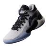 Li Ning YOUNG 18 Comfortable Shock Absorbing Durable Mid-Top Basketball Shoes Kids Sneaker Black Gray Blue YKBU062-1