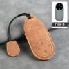 Leather Car Key Case Cover for Huawei AITO M5 M7 M9 3 /4 Buttons Car Remote Key Fob Shell Keychain