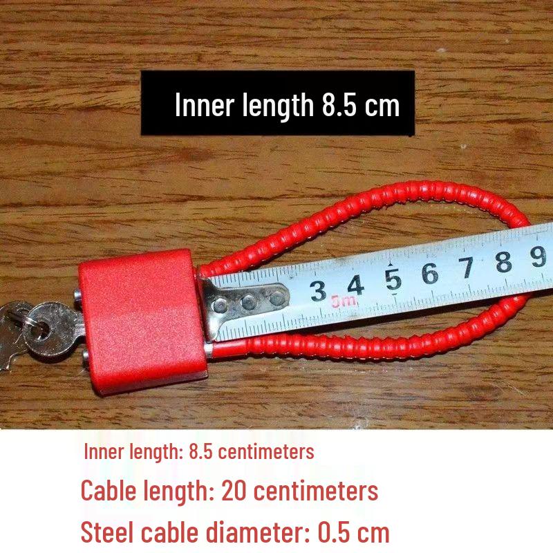 Steel Cable Combination Padlock: Anti-Theft Lock for Cabinets & Files
