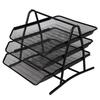 Deli 3-Tier Metal Mesh File Tray