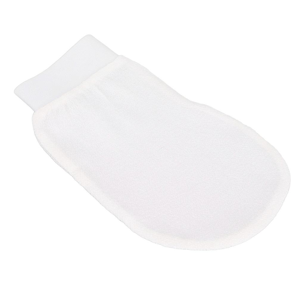 Body Exfoliating Glove Fiber White Removes Dead Skin for Bath Deep Clean Skincare Kit Home White