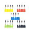 5Pcs Dental Carbide Burs Strawberry Lab Drill 2.35Mm Shank Tungsten Steel Cutters for Manicure