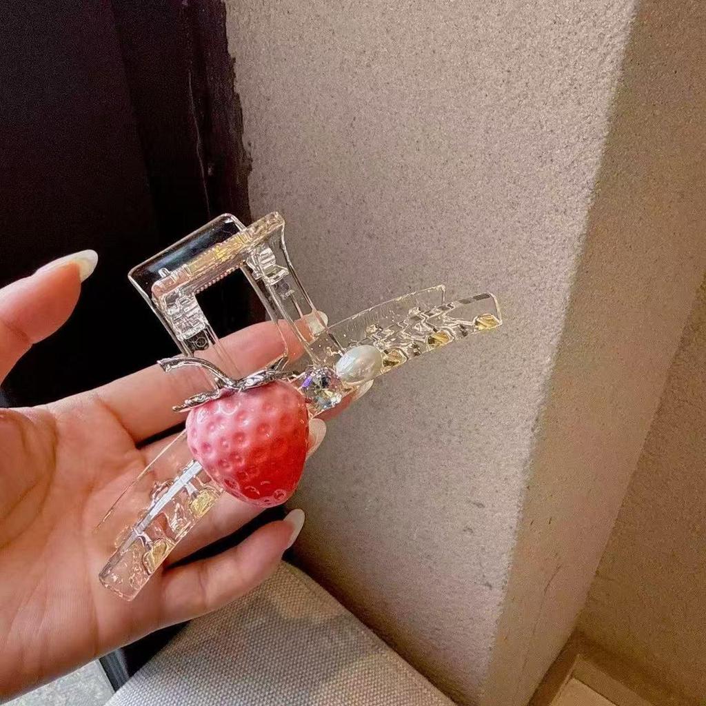 Koreanischer Eleganter Kürbisbogen Polka Dot Haarspange - Groß, Cremige Texturierte Hochsteckfrisur-Accessoire