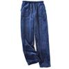 Women's Thermal Fleece Pockets Pajama  Warm Casual Trousers Home Pants
