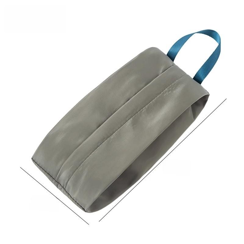 

Polyester Travel Storage Compartments Handheld Bag Underwear Toiletries Socks зелёный