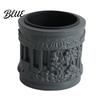 Environmentally Friendly Planter Pot Small Column Vintage Planter Mini Roman Embossed Flower Greek Relief Plant Pot Pillar Shaped Container
