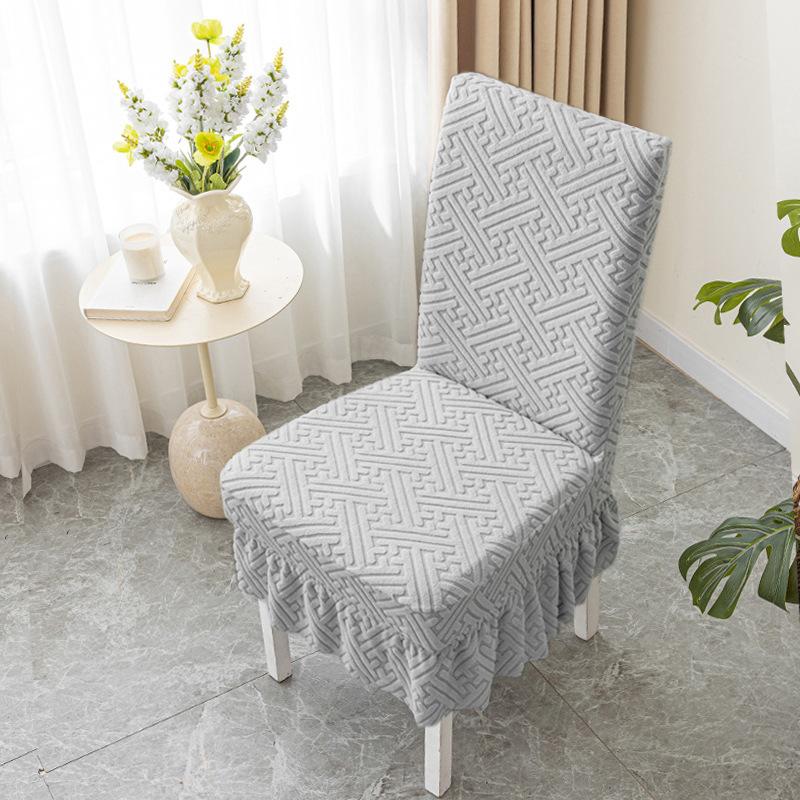 Household Chair Cover Cushion Backrest Integrated Dining Chair Cover Universal Bench Cover Seat Cover Elastic Dining Table Chair Cover