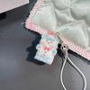 Bag Pendant Lightweight Mini Bear Charm Keychain with Soft Flocking Texture Lanyard Phone Bag Gift Accessory