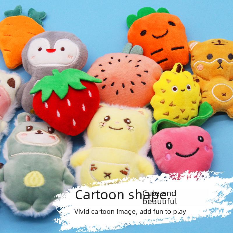 Plyšová hračka pro kočky s šantou kočičí: Samoobslužný, Odolný proti kousání a Odolný proti poškrábání.