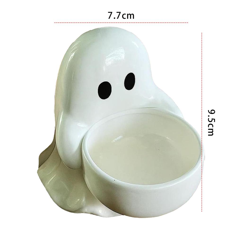Cute Ghost Candle Holder Multi-Purpose Ghost Tea Light Rack Wear Resist Halloween Ghost Ornament Home Table Centerpiece Decor