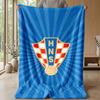 Croatia national football team Theme blanket Soft Flannel Fleece Blanket Warm Lightweight Throw Blanket for Home Sofa Bed