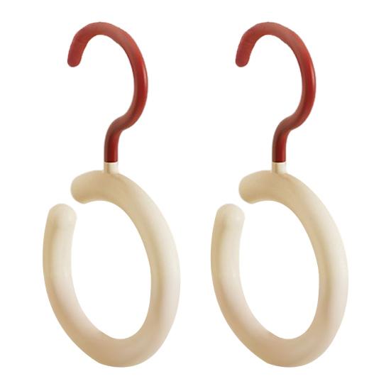 1/2/3Pcs Scarf Storage Hanger Heavy Duty Space-Saving Multi-purpose Hat Waist Belt Wallet Tie Clothes Storage Hook Closet Organizer