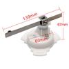 52mm Rudder Angle Indicator with Rudder Angle Sensor Red Backlight 0-190 Ohm for Marine Yacht 12V/24V