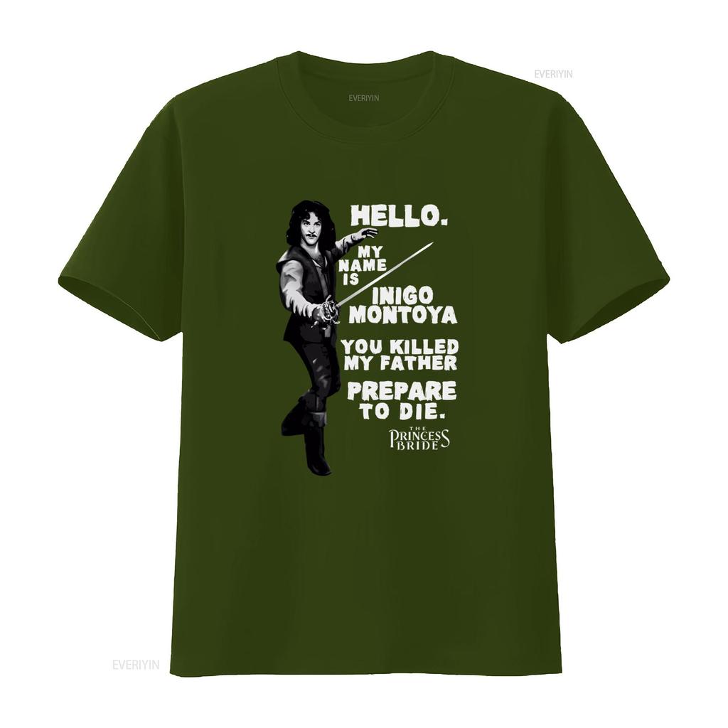 Ladies Inigo Montoya The Princess Bride Sword T Shirt vintage Washed Casual Comfortable Slightly Soft designer clothes Unisex