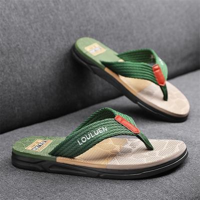 Men's Flip-flops Foreign Trade New Men's Summer Beach Shoes Fashionable Teenagers Wear Cool Slippers