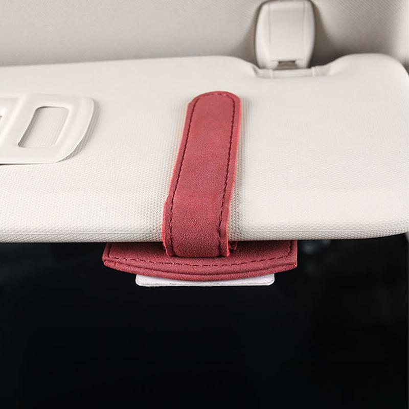 Car Sun Visor Glasses Box Sunglasses Clip Card Ticket Holder For BMW Mini Works Cooper F54 F55 F56 F57 F60 R50 R52 R53 R55 R56