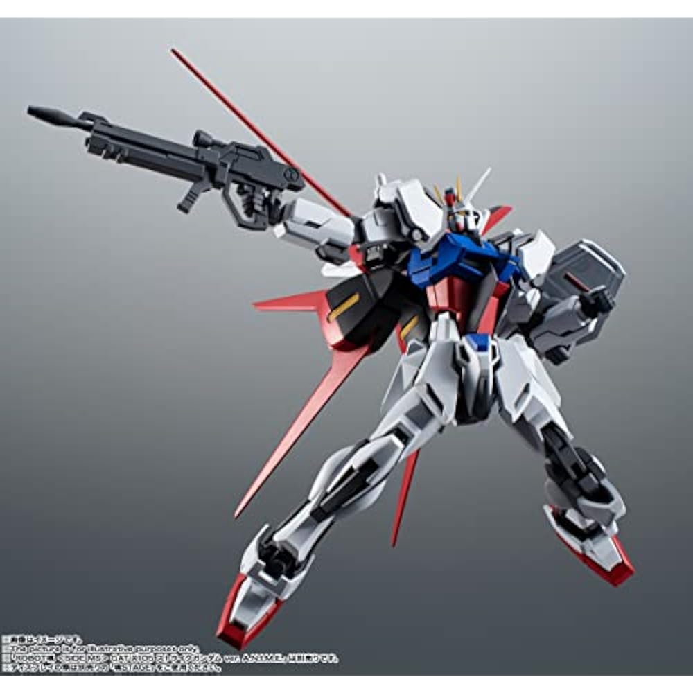 TAMASHII NATIONS ROBOT Soul Mobile Suit Gundam SEED [SIDE MS] AQM/E-X01 Yale Striker & Effect Par...