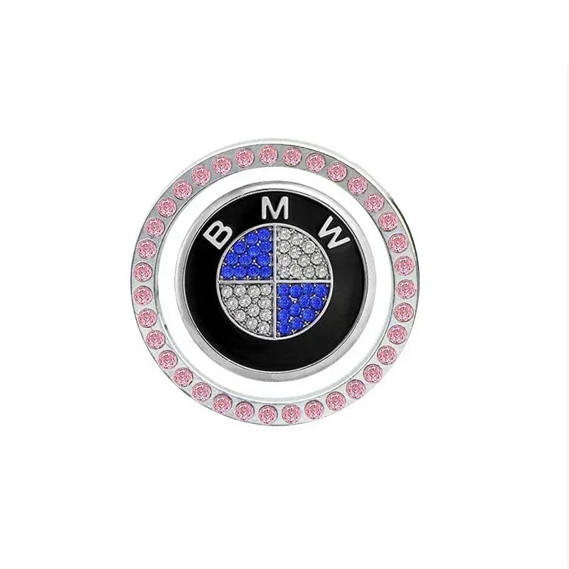 2025 E46 x5 1pcs Car Bling One-Click Start Stop Engine Ignition Sticker For BMW M Performance E36 E60 E90 X2 X1 X3 X5 E46 E39 E7