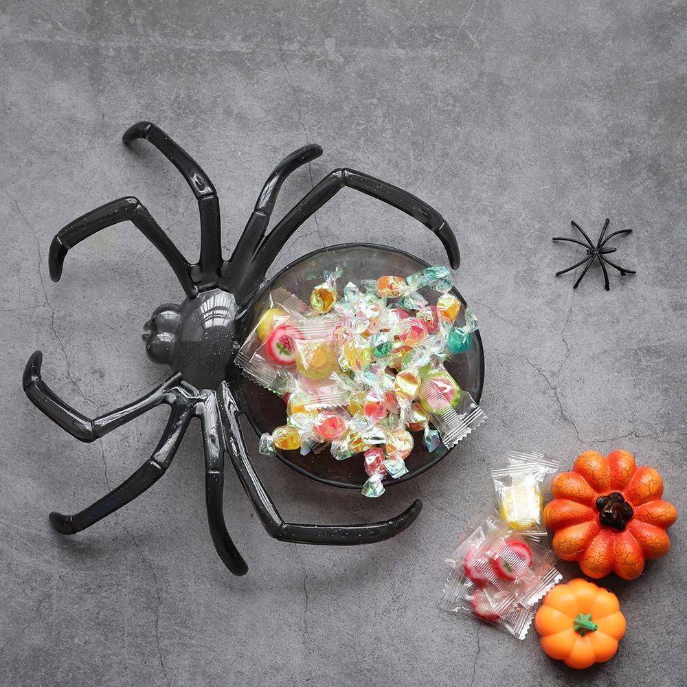 Exquisite Sweets Holder Spider Shape Snack Storage Props Trick or Treat Fruit Bowl  Party