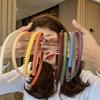 Fashion Simple Hairband Women Morandi Color Hair Comb Belt Press Hair with Teeth Non-Slip Headband Girls Hair Accessories