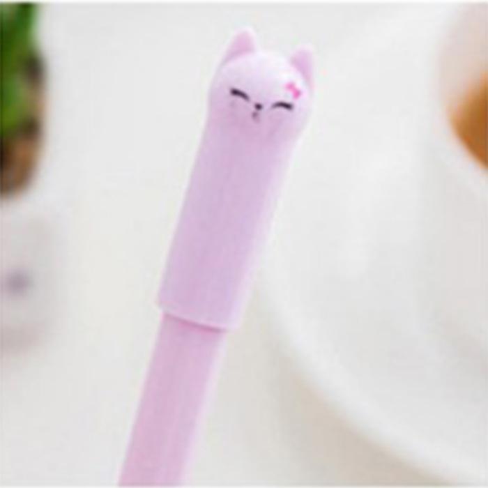 Korean Cute Kitten 0.5mm Black Gel Pen for Students