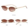 Vintage Cat Eye Oval Sunglasses Lightweight Trendy 90S Sunnies Uv Protection Sun Glasses For Women & Men