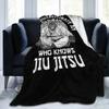 Jiu Jitsu Affe BJJ Decke Plüsch Vintage Warme Überwurfdecke für Tagesdecke Dekoration