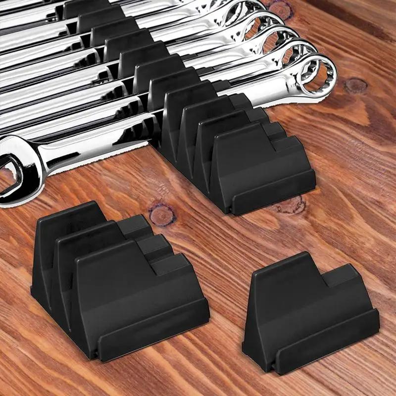 Magnetic Wrench Holder Flexible Combination Wrenches Storage Rack Holds 23 Wrenches Wrench Rack Tool Trays for Professionals